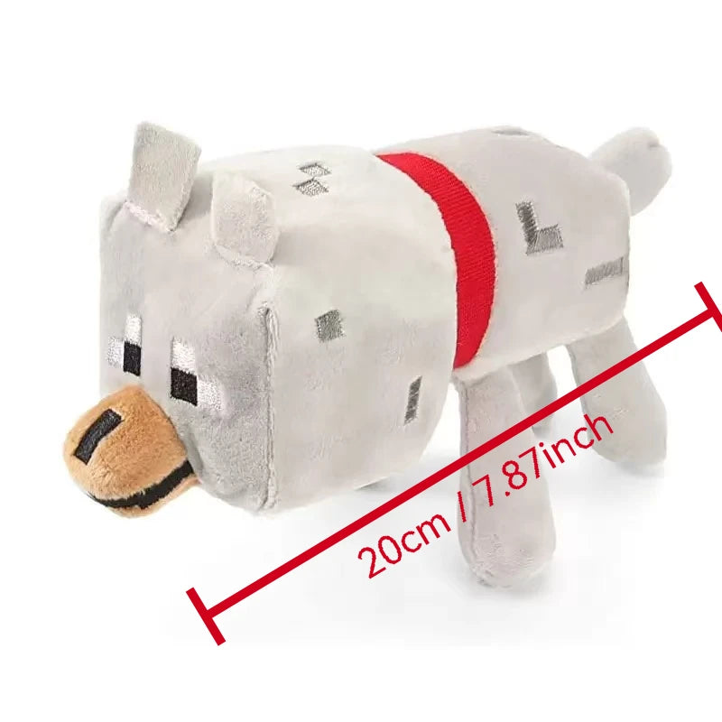 Mini Lobo Peluche del Juego de cubos