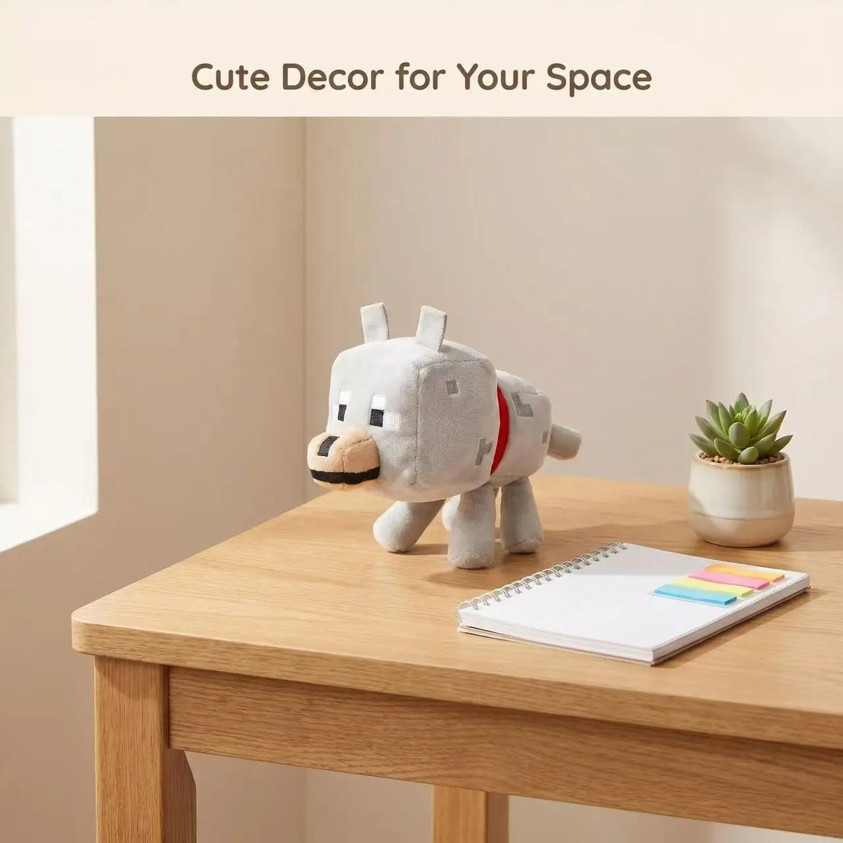 Mini Lobo Peluche del Juego de cubos